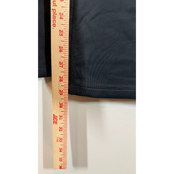 Athleta Peak Hybrid Fleece Pants Women's M Petite Black Flared Active Outdoor - Picture 6 of 11